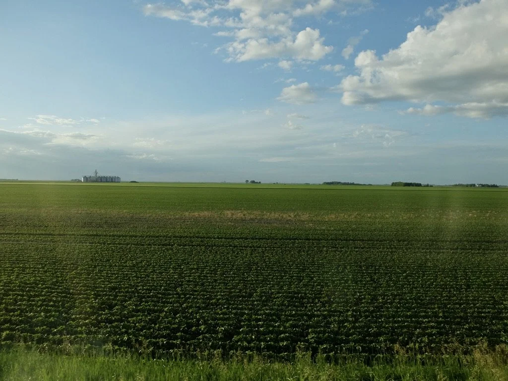  Going forward to the west through Manitoba Province. 