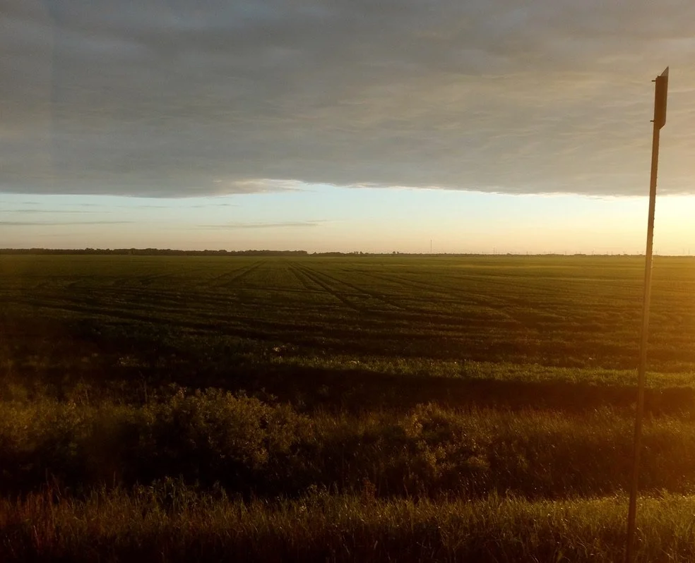  Portage la Prairie, Manitoba. In our roomette, tucked in our berths at about 9:45 at night, the train stopped &amp; we heard an announcement that we were returning to Winnipeg.  “The train had slipped to 11 hours, 4 minutes behind schedule when it r