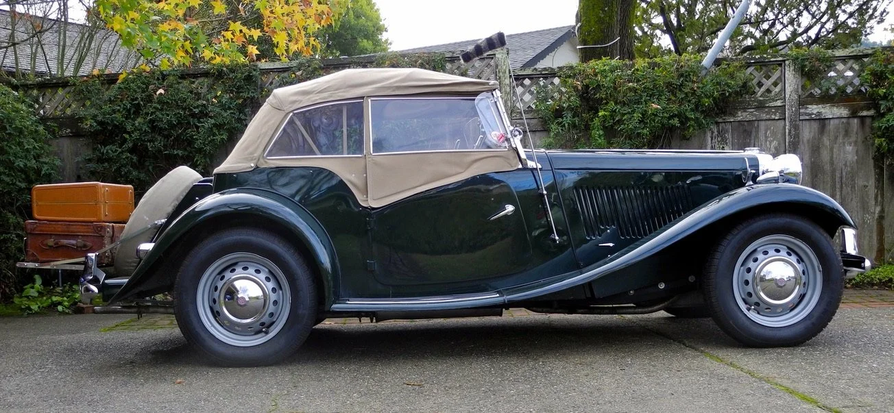  In Jan. 2013 we sent this photo of TeD, the 1953 MG TD that we owned at the time, to Custom Copper Weathervanes By West Coast Weather Vanes. 