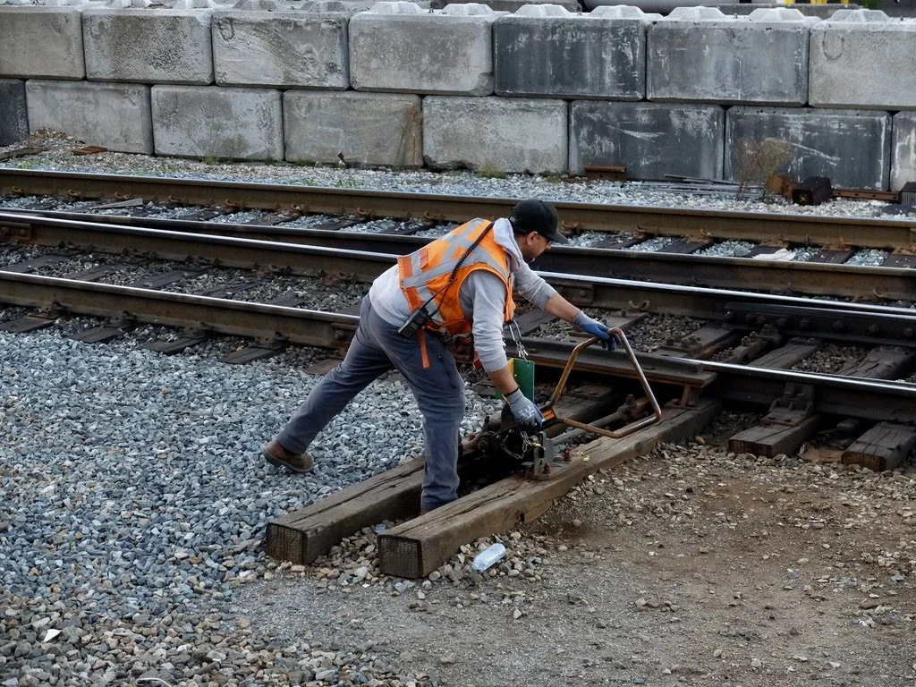  This one did with what I perceived as not too much effort.    Note the concrete blocks that we saw all over Canada.  They are like huge Legos. 