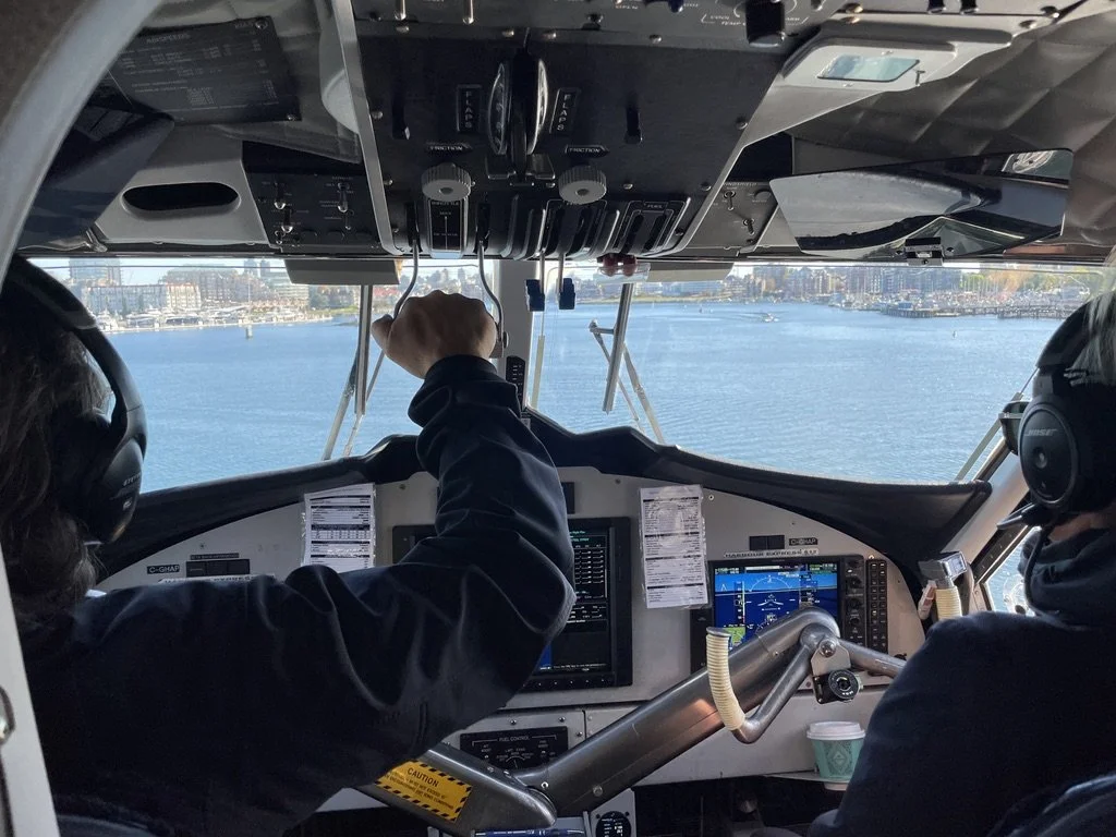  Landing in Victoria.  