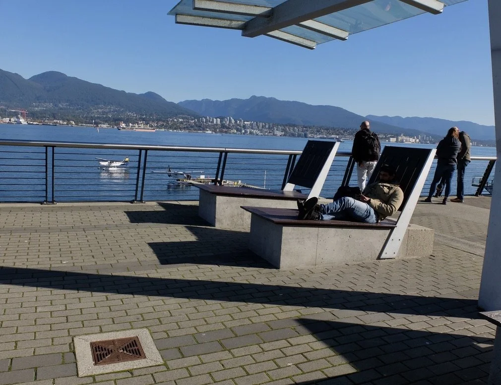  Vancouver Harbour with North Vancouver in the background. 