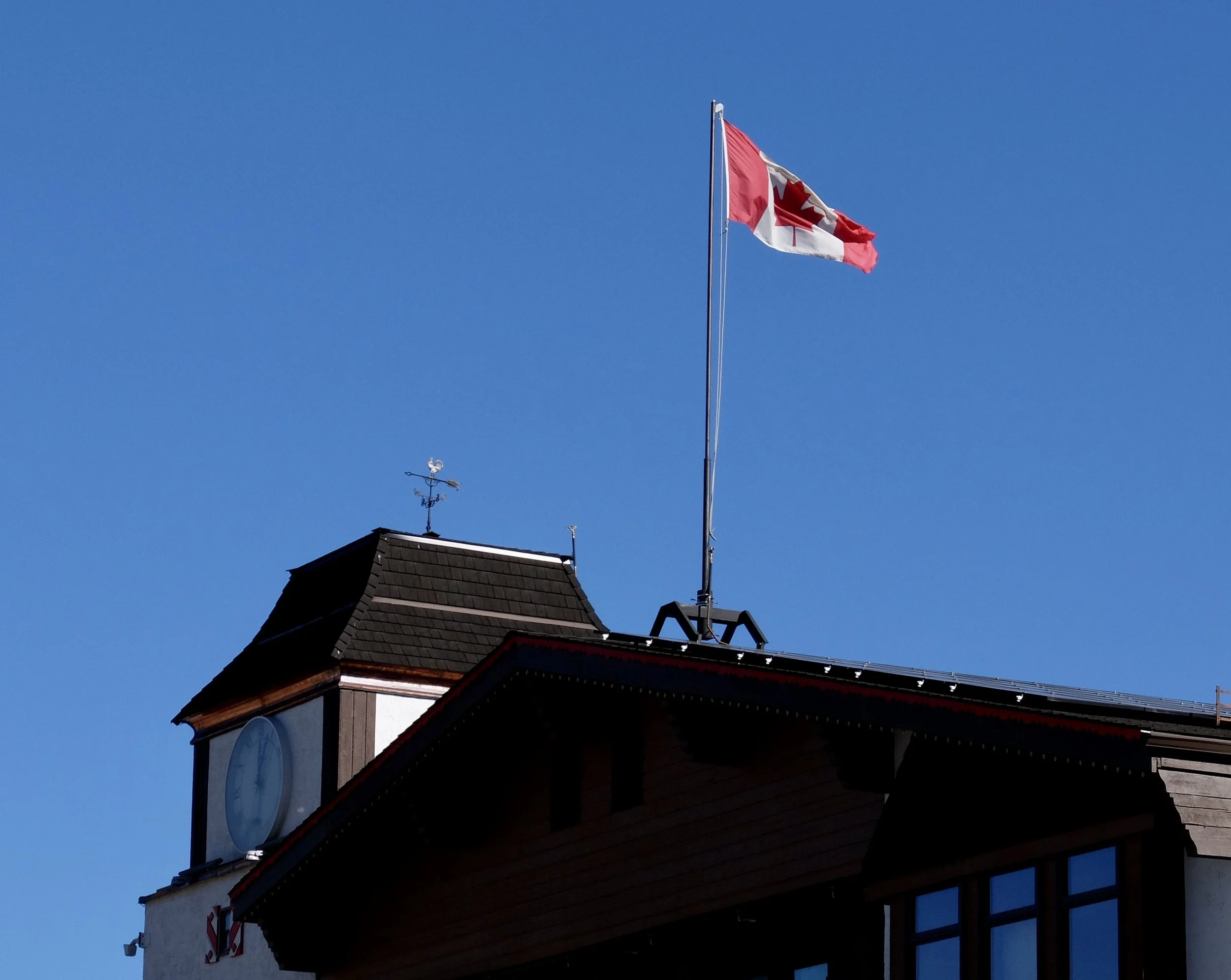  Along Banff Ave. in downtown Banff. 