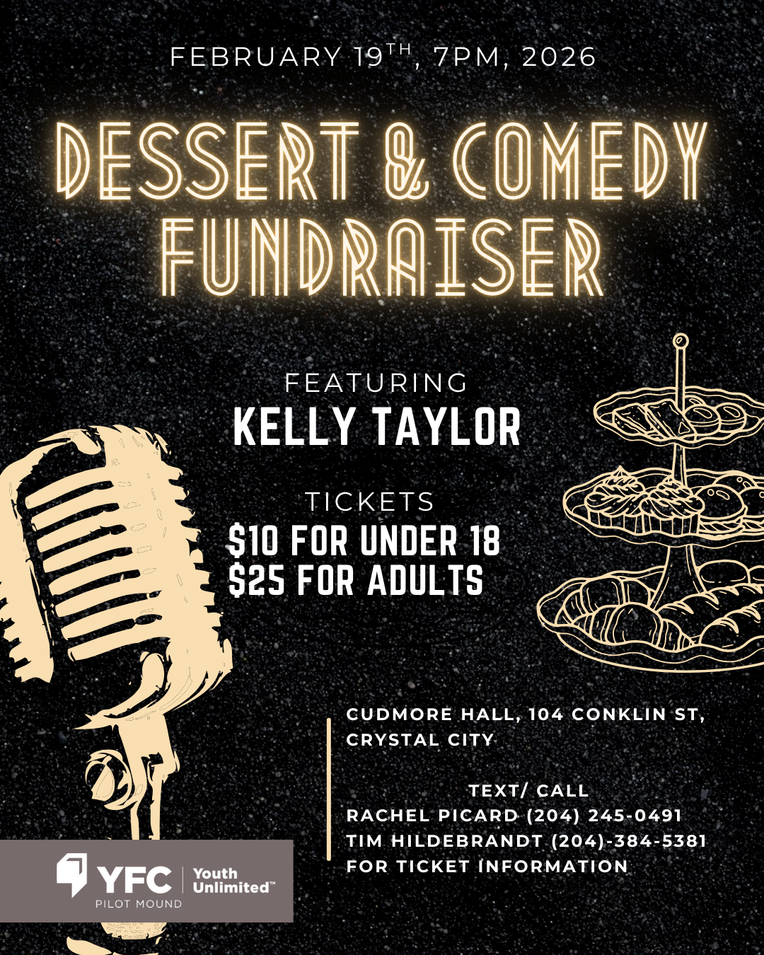 Comedy and Dessert Fundraiser