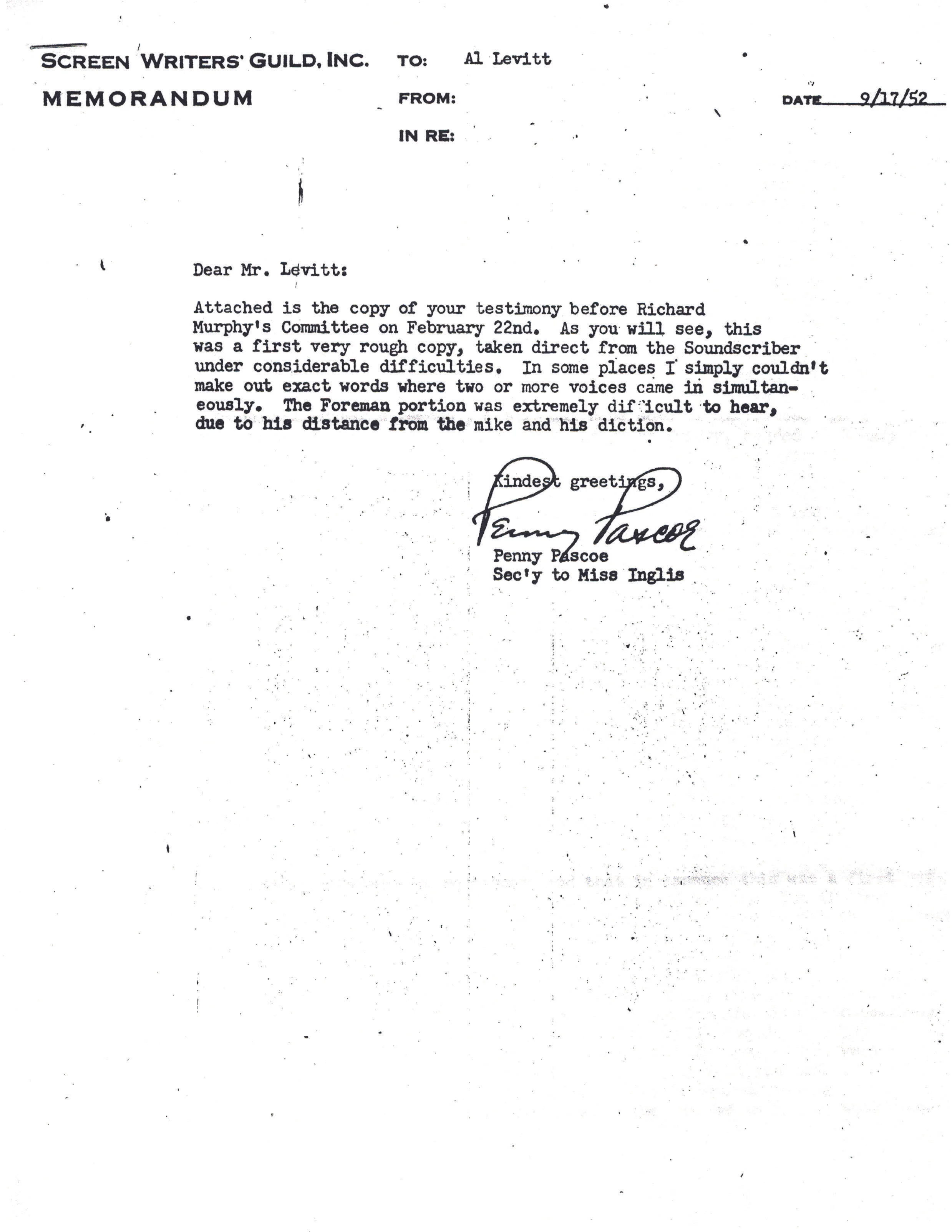Transcription of My Father's Complaint || Page 1 of 4