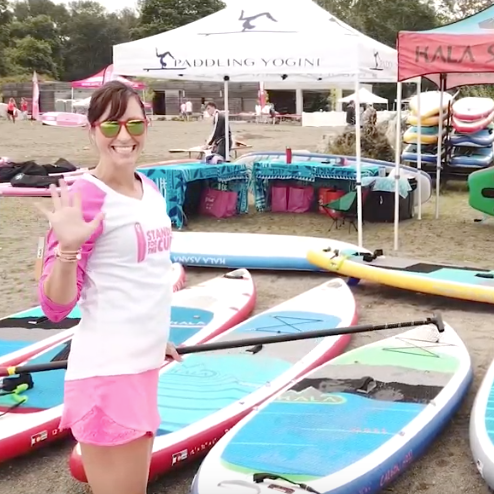 Lindsay Lambert, the Paddling Yogi