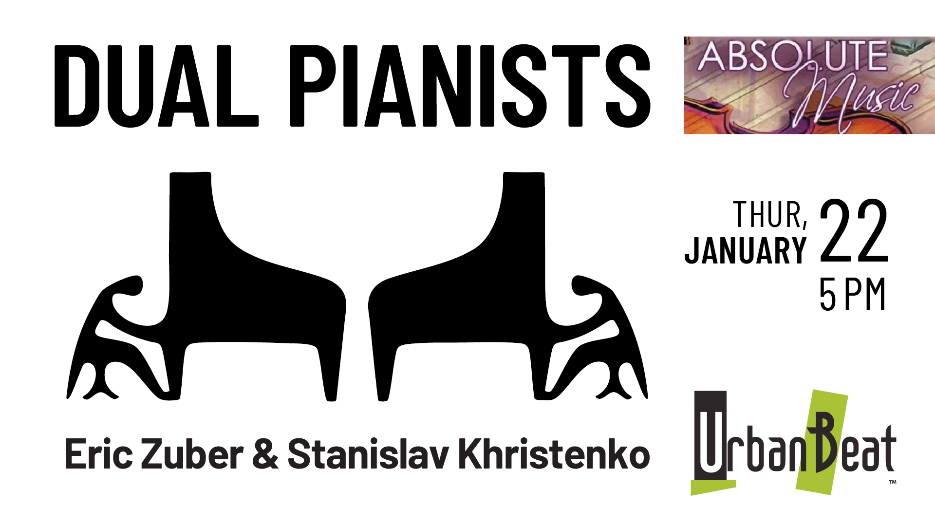 Absolute Music Concert Series Presents: “Dual Pianists"