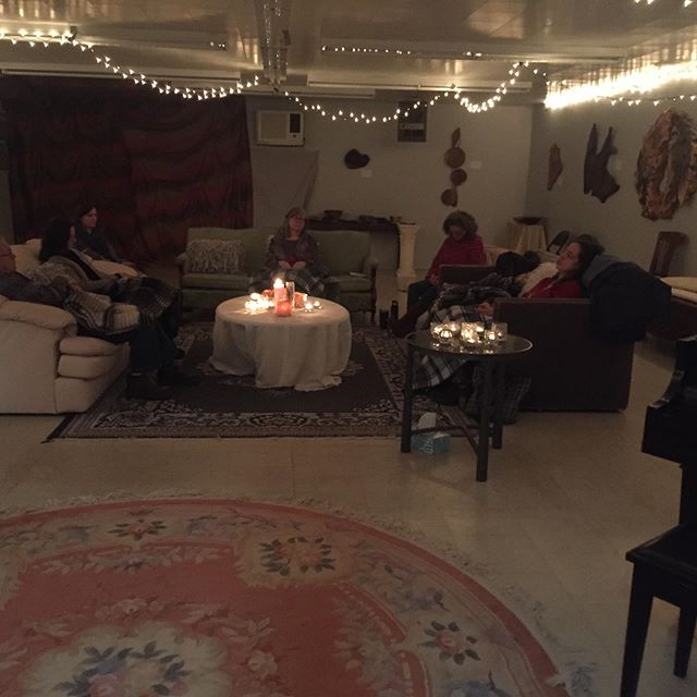 We had a full turnout for our first time hosting candlelight meditation with reiki. It was such a wonderful evening. Thank you Jude and Nicole! Looking forward to doing this again! #candlelight meditation#reiki#angels of lightwork#underground yoga#me