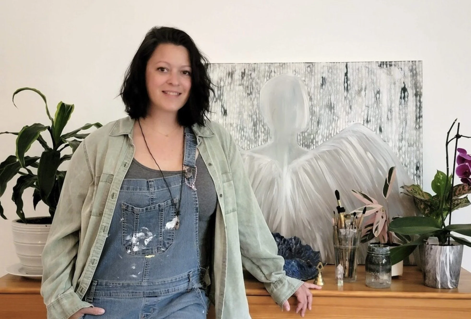 Art opening of Rachel Bechard.