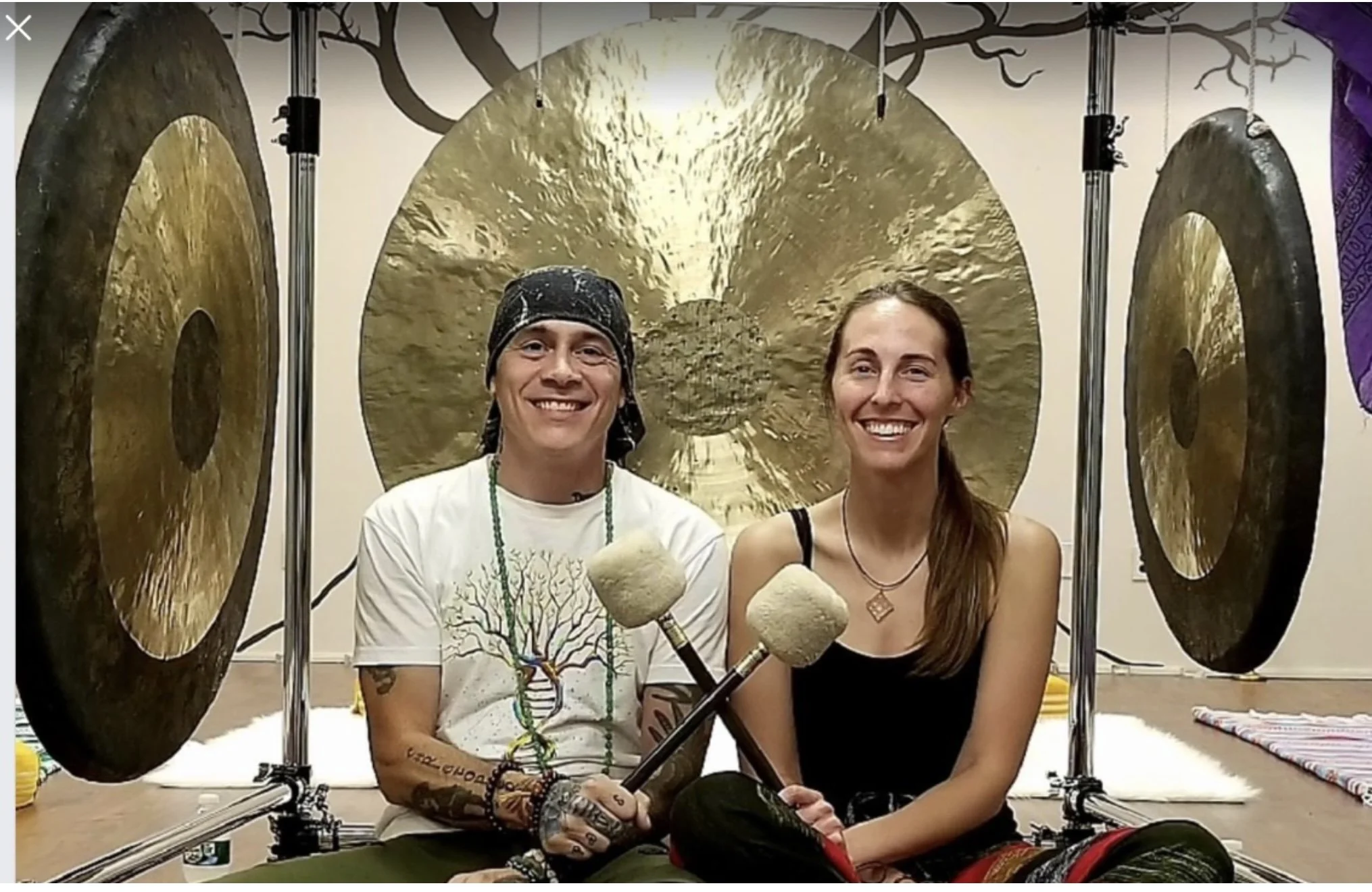 Sacred Gong Immersion with Christopher and Rachel