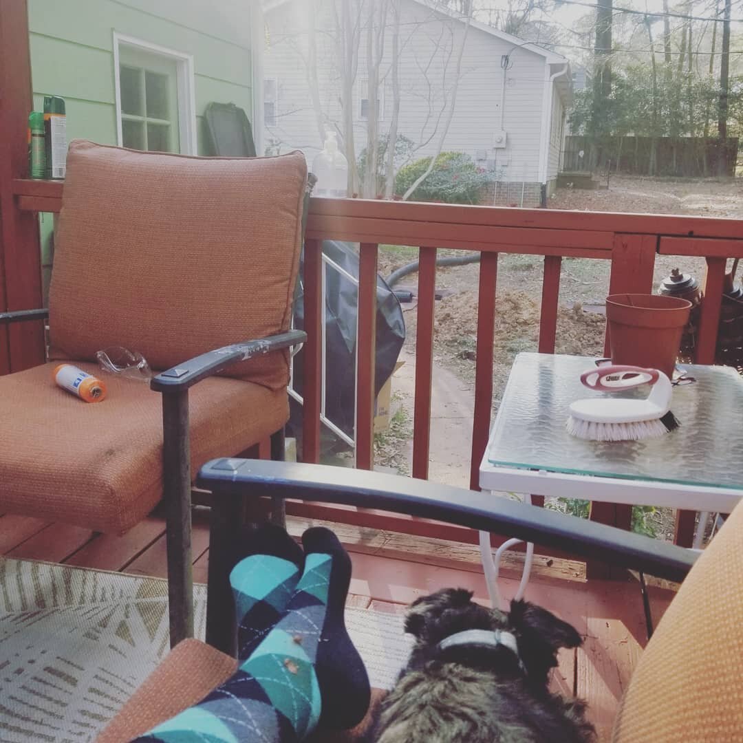 Yard work done #happysunday #sundayfunday #relax #chiefbrody