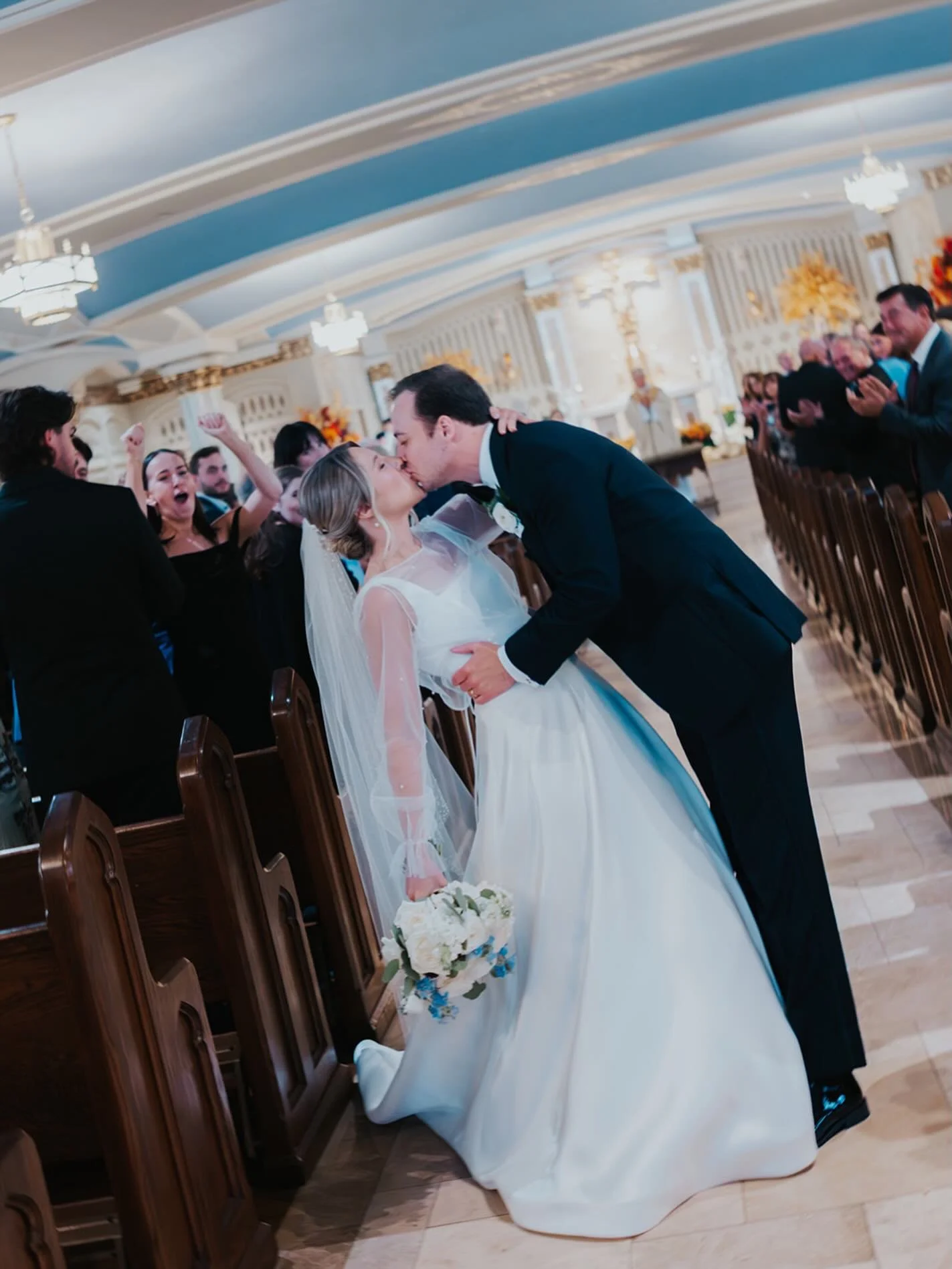 The first steps of forever!! 🥳🎊🥂

Vendor Team: 
Venue: @thedrakeoakbrook 
Planner: @caratsandcupcakesevents 
Photo: @daniellerosephoto 
Video: @flowerandoakfilms 
Florals: @flowersfordreams 
DJ: @impulsedjs 
Hair: @bellabridalbeauty 
Make Up: @jor