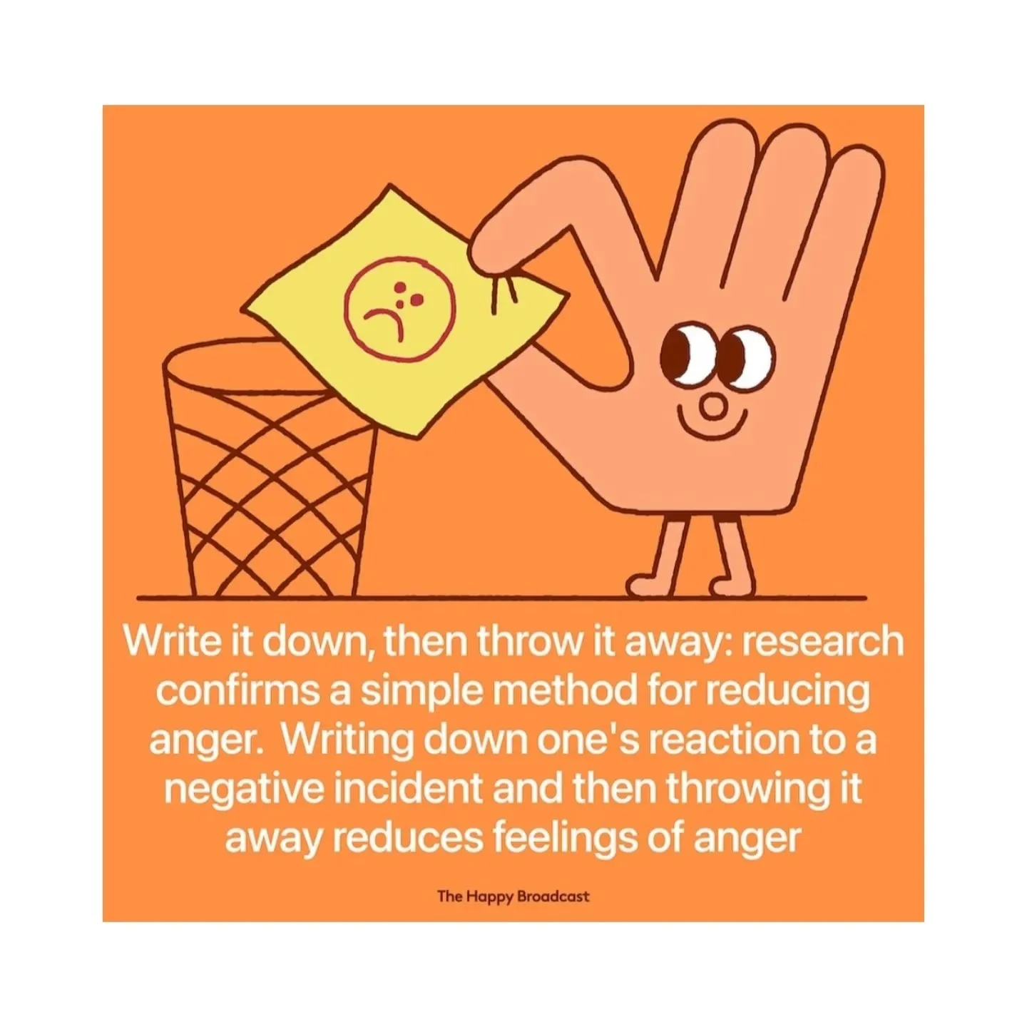 Has something made your little one cross today? According to a piece of Japanese research revealed this year, writing down one&rsquo;s reaction to a negative incident on a piece of paper &amp; then shredding it or throwing it away reduces feelings of