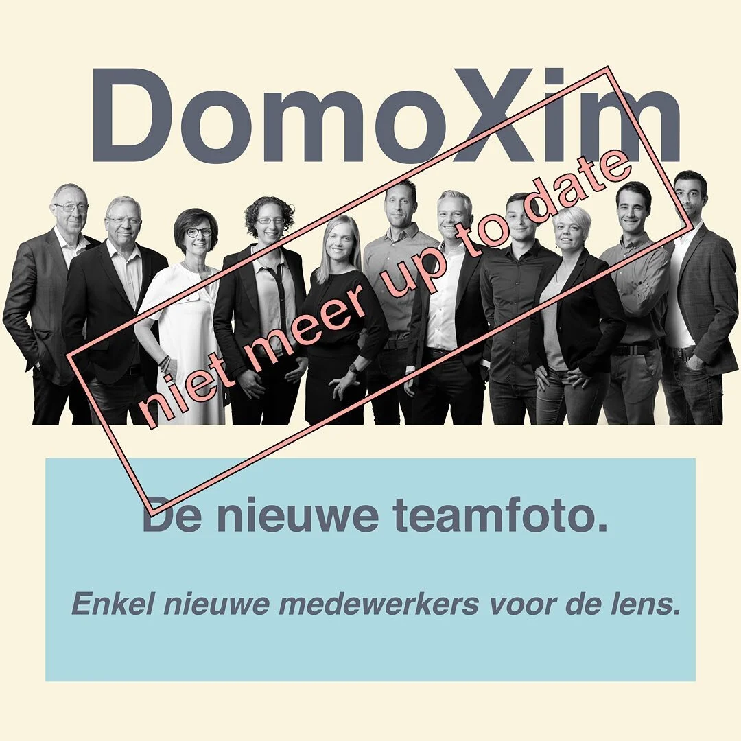 Herinner je mijn post van 7 en 10 augustus? De nieuwe teamfoto van @domoxim is alweer outdated. Benieuwd naar de vernieuwde versie? #businessportret #businessportrait #bedrijfsportret #dynamicteamfoto #teamfoto #teamphoto #cspictures
