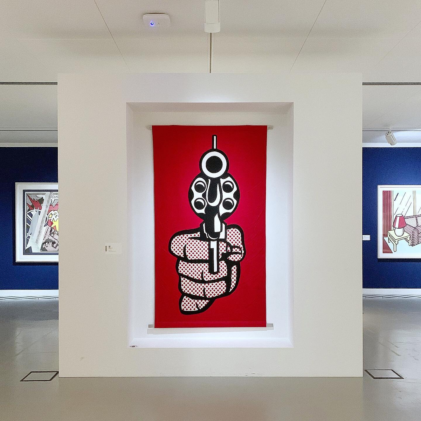 Goodbye but no farewell. CU back @leen.dehaes. #roylichtenstein #bam #roylichtensteinbam