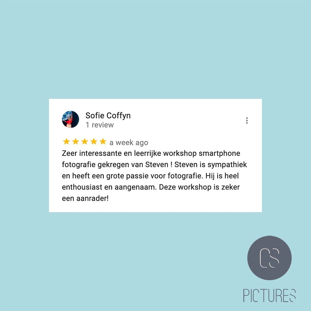 Dank je wel voor al de vriendelijke woorden! Wil jij ook graag een review achterlaten over de samenwerking met CS Pictures? Dan kan je dit doen via de link: https://g.page/cs-pictures/review?rc