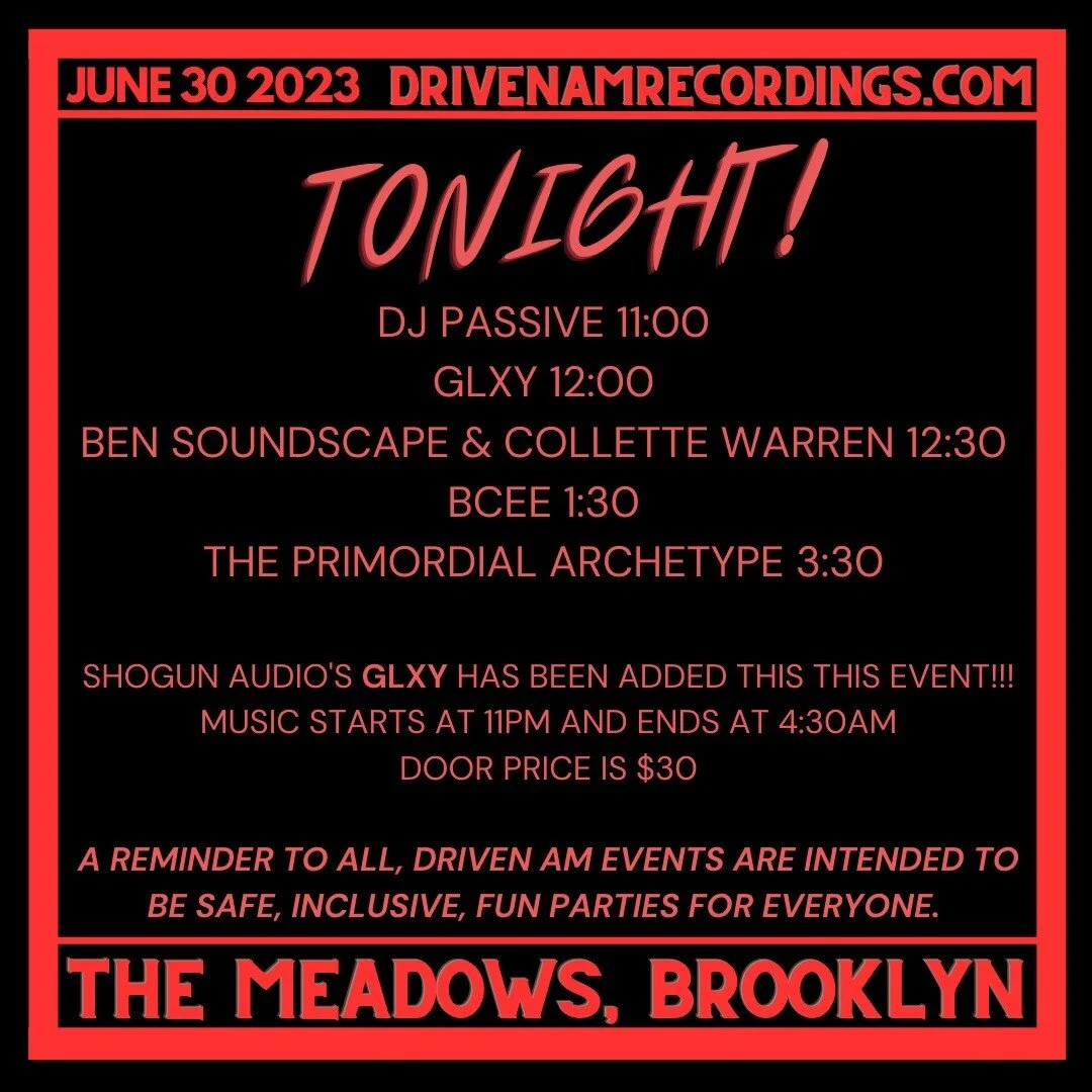 Tonight!
#dnb #nycdnb