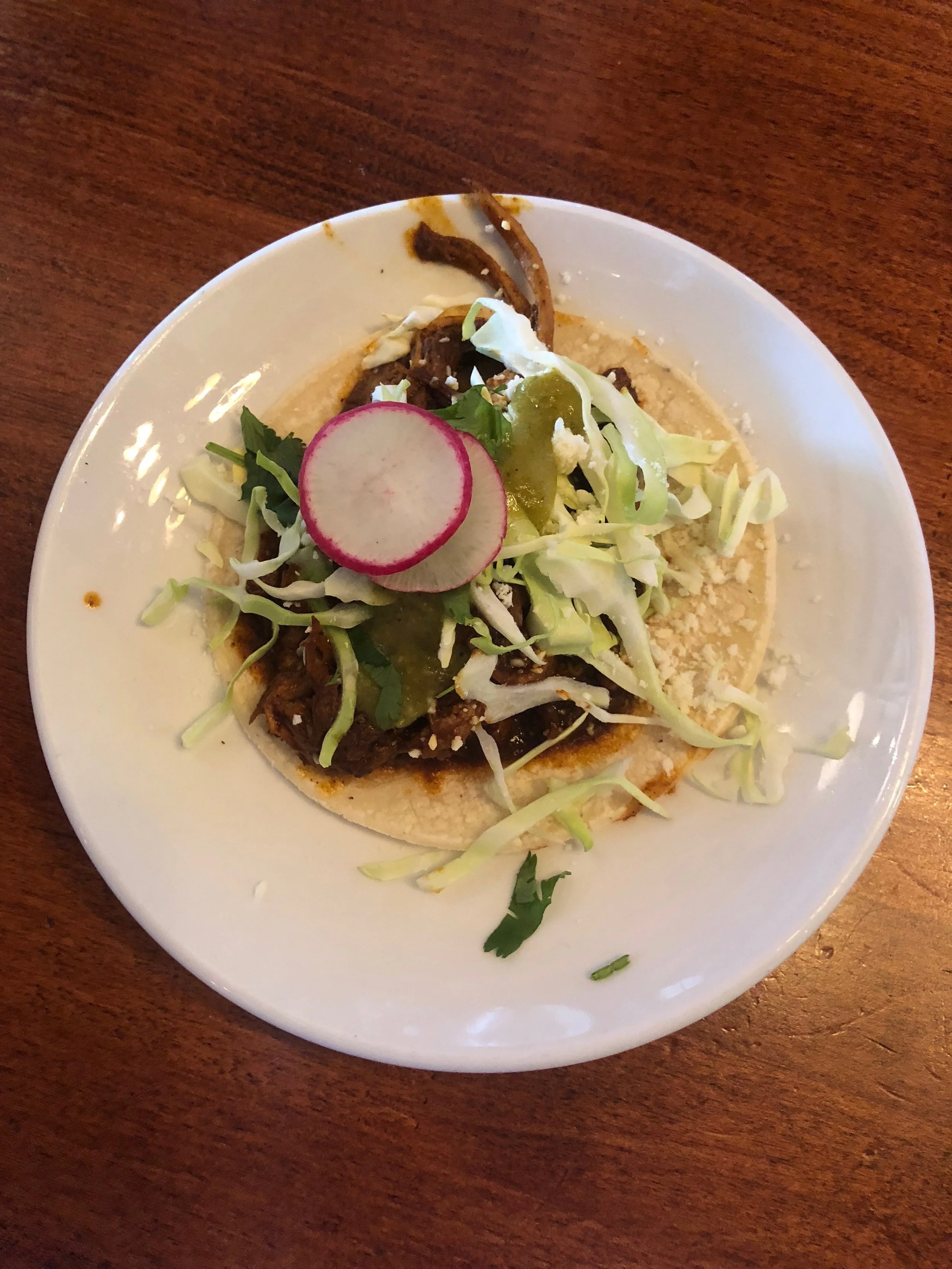 Mole taco
