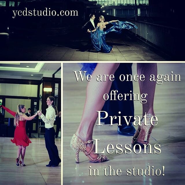 Come take a #dancelesson at YCD Studio!  We have resumed Private Lessons and Private Group Lessons in person.  Visit ycdstudio.com or email hello@ycdstudio.com for more information.  #Learntodance #dancestudio #ballroomdance #latindancing #stayhealth