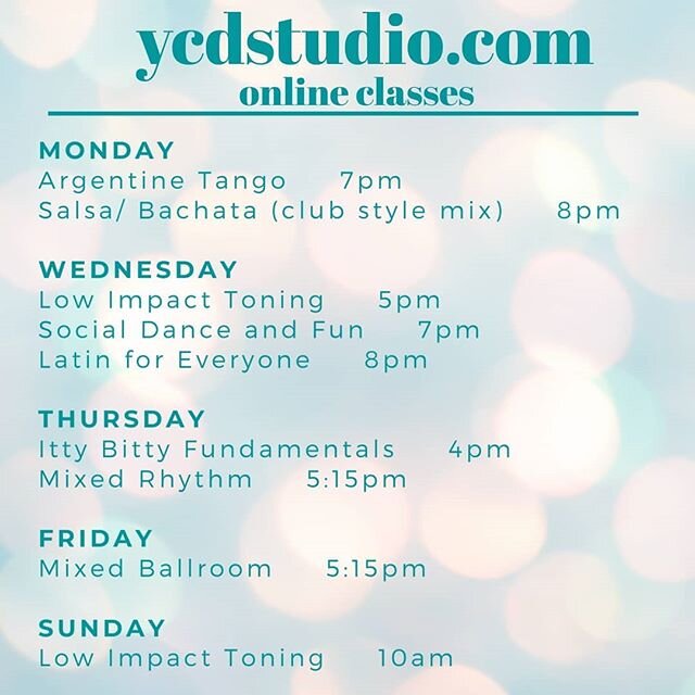 #stayhome  #staysafe and #Learntodance  with online classes at ycdstudio.com  #onlineclasses #ballroomdance #latindancing #salsa #exercise #fun