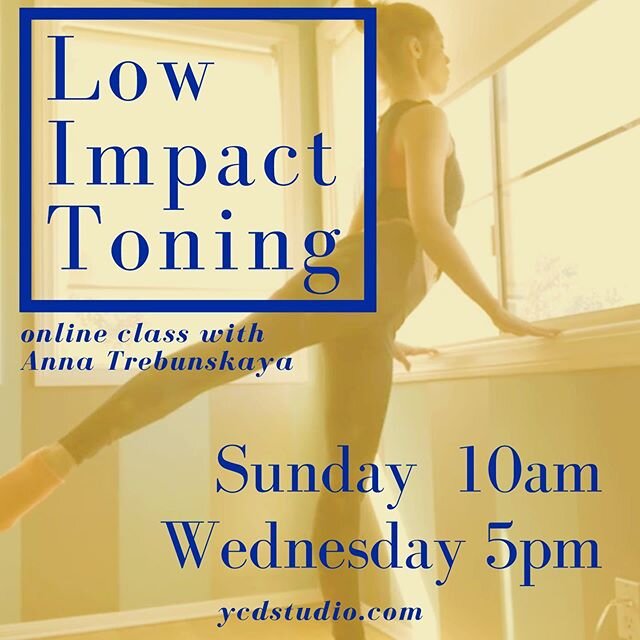 Join us for #LowImpactToning Wednesday at our new time, 5pm PST #fitness #balance #flexibility #strength #lowimpactworkout