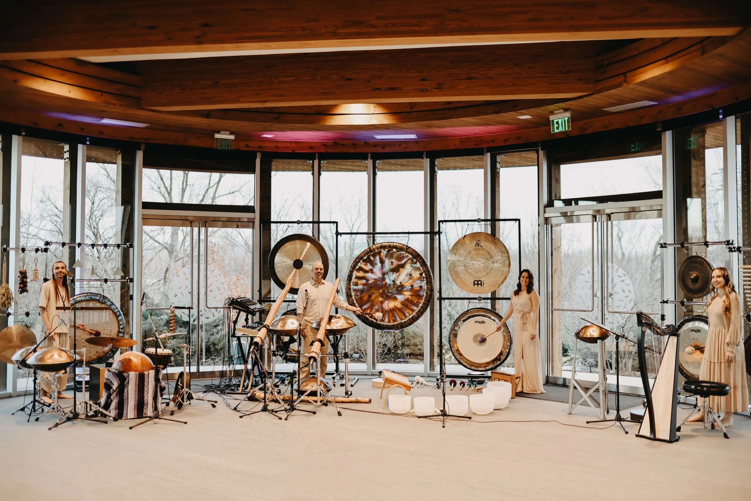 SOLD OUT-Sound Bath/Journey at The Blue Yoga Studio with Settle Into Stillness Ensemble