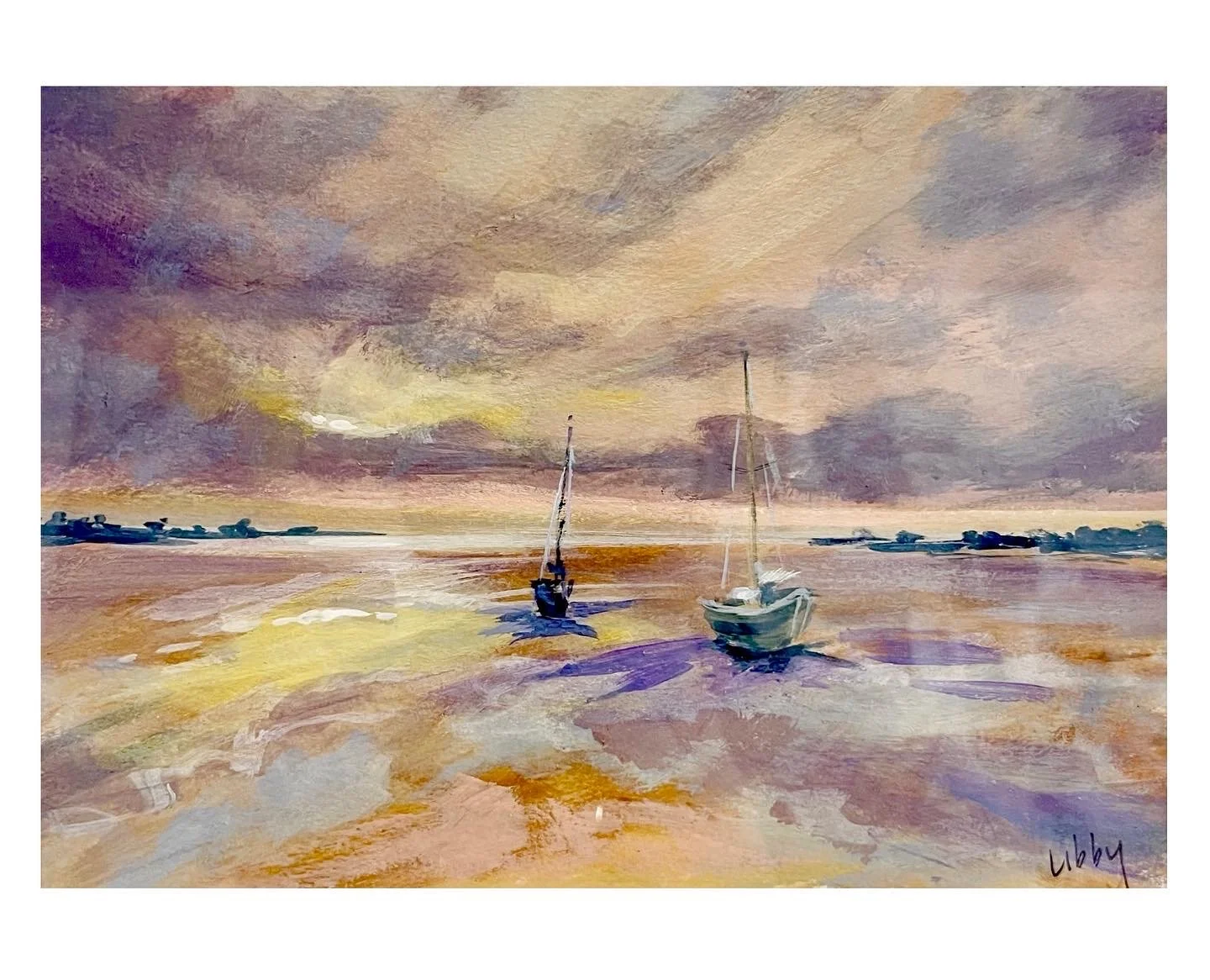 Serene Seascape - 11x14 framed