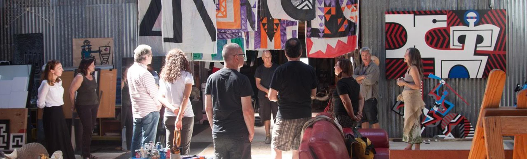 ABOVE: Para Matchitt, Studio Visit, I Te Timatanga 2016 2