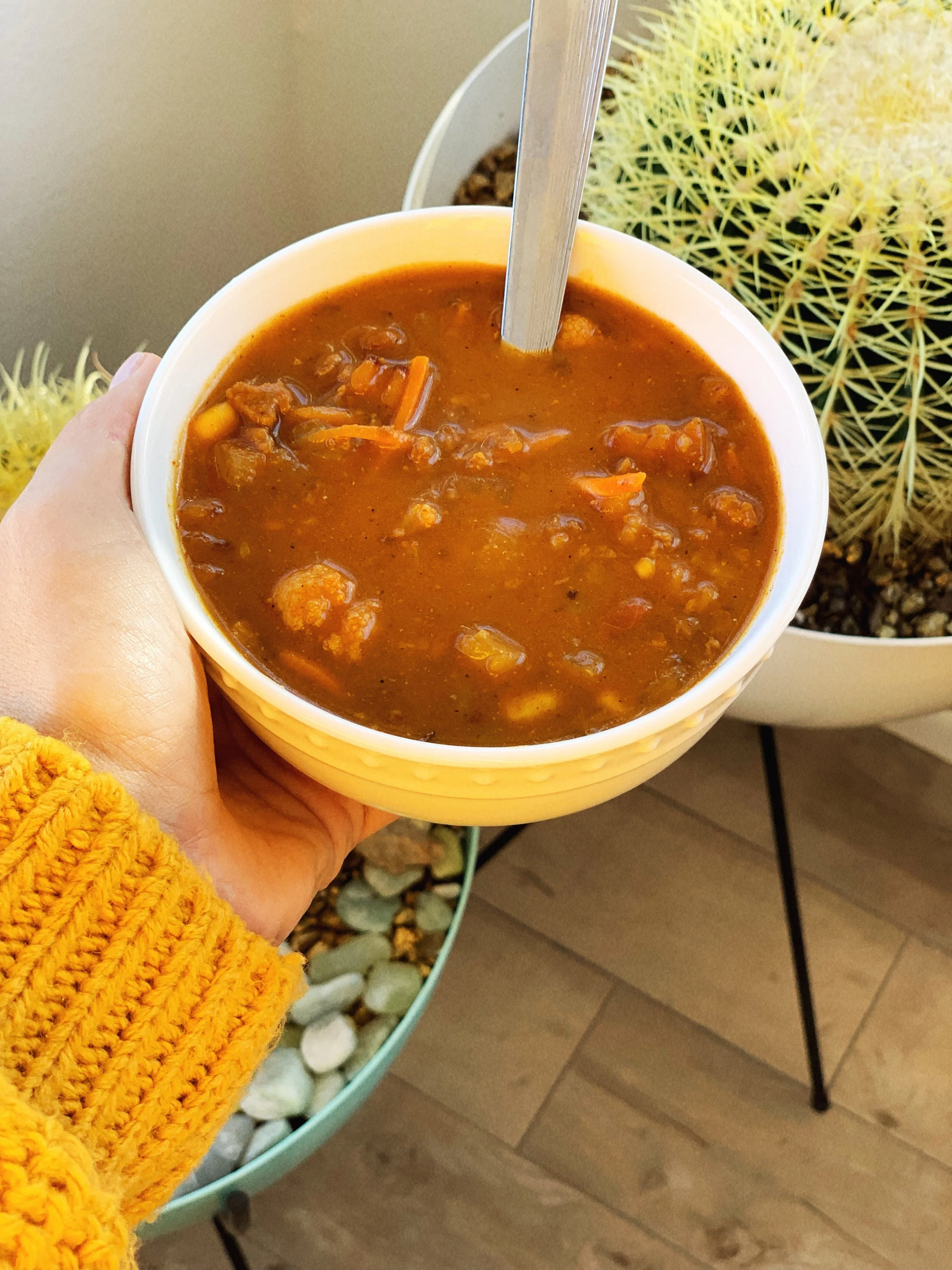 Warm and Cozy Vegetarian Taco Soup Recipe 