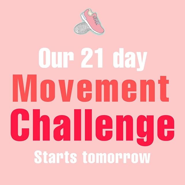 We have received lots of requests for another round of our #hns21daychallenge and we are kicking off cycle 4 tomorrow! It is free, easy to manage, and a fun way to get active with other people online! All levels, all bodies, all people are welcome to