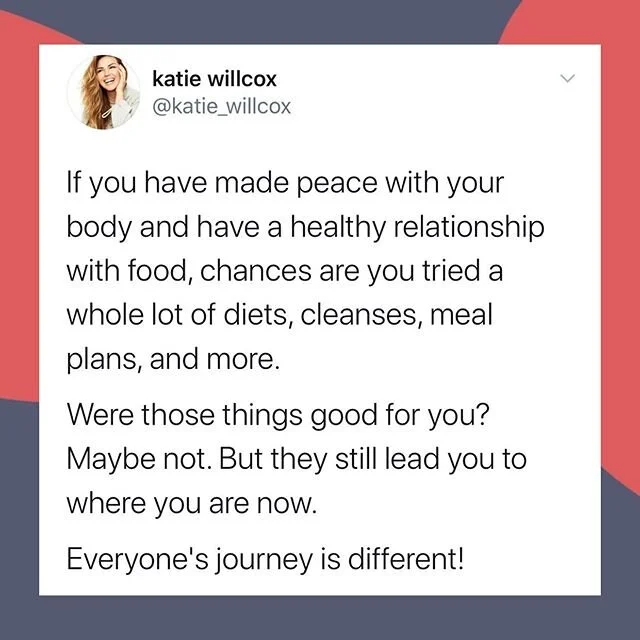 We see a lot of policing when it comes to what people eat and how they choose to live. Often, the &rdquo;diet culture&rdquo; label is used as a weapon and a label to bring shame to others. It is important to remember that the vast majority of us have