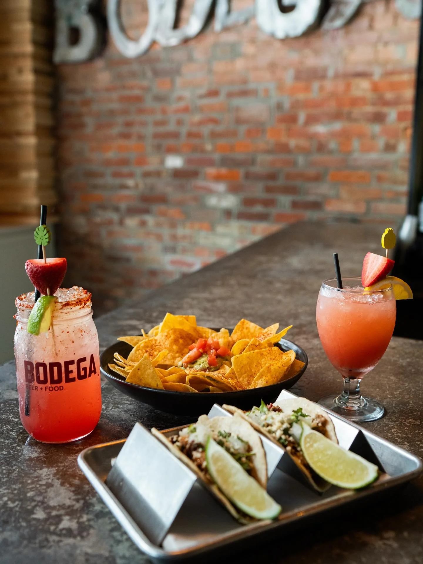 Warning: Viewing may cause sudden cravings 🤤
Tacos, chips, and cocktails hitting all the right notes.