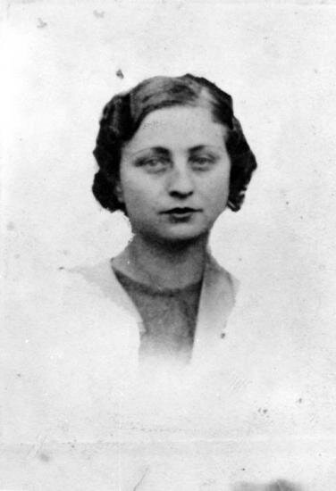 Lili Baruch (la sœur d'Ovadia), qui a été assassinée à Auschwitz.