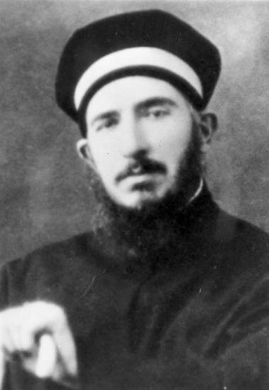 Le rabbin Chaim Refael Haviv de Salonique, assassiné pendant la Shoah.