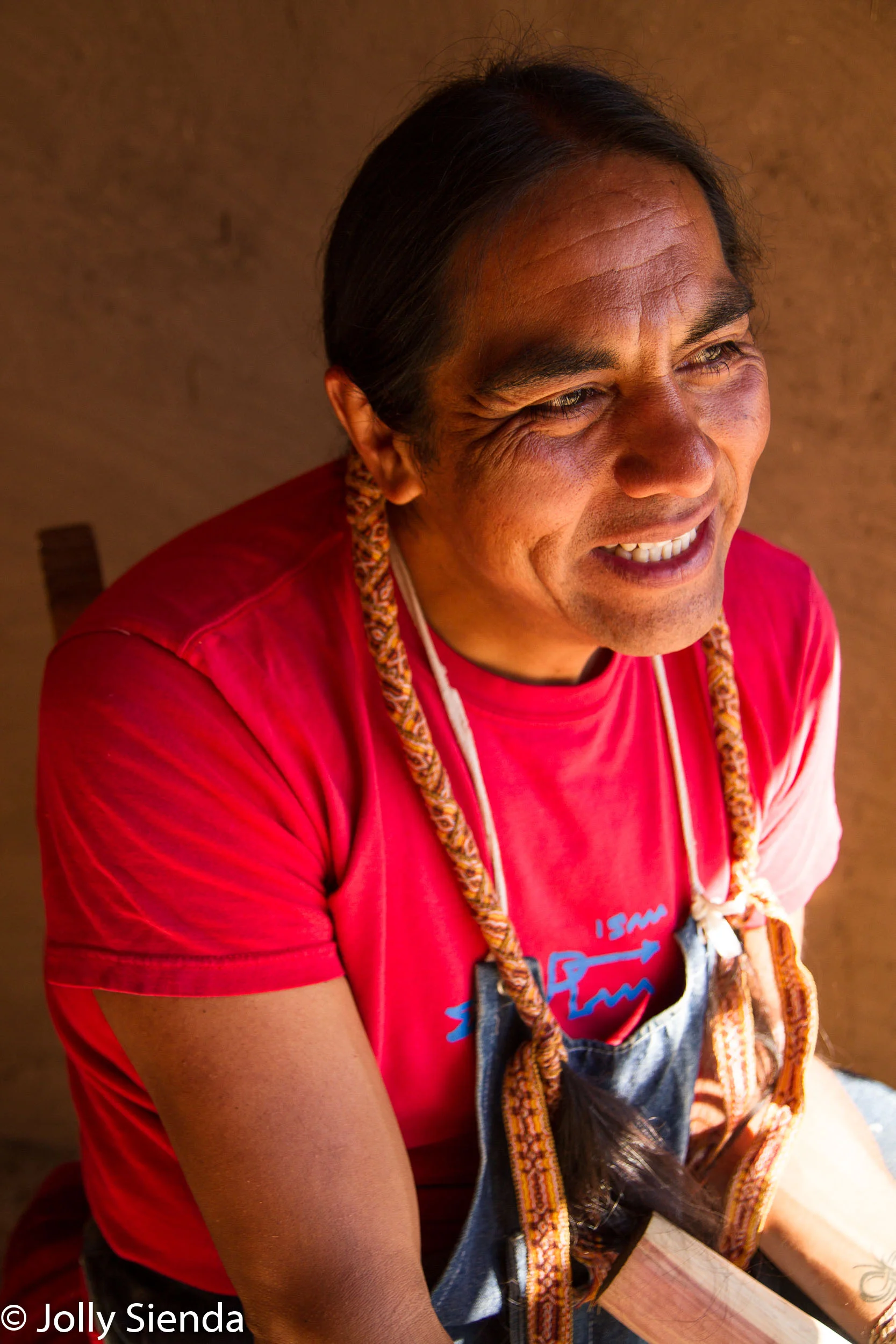 Portrait of Robert Mirabal professional flutist musician, Taos I