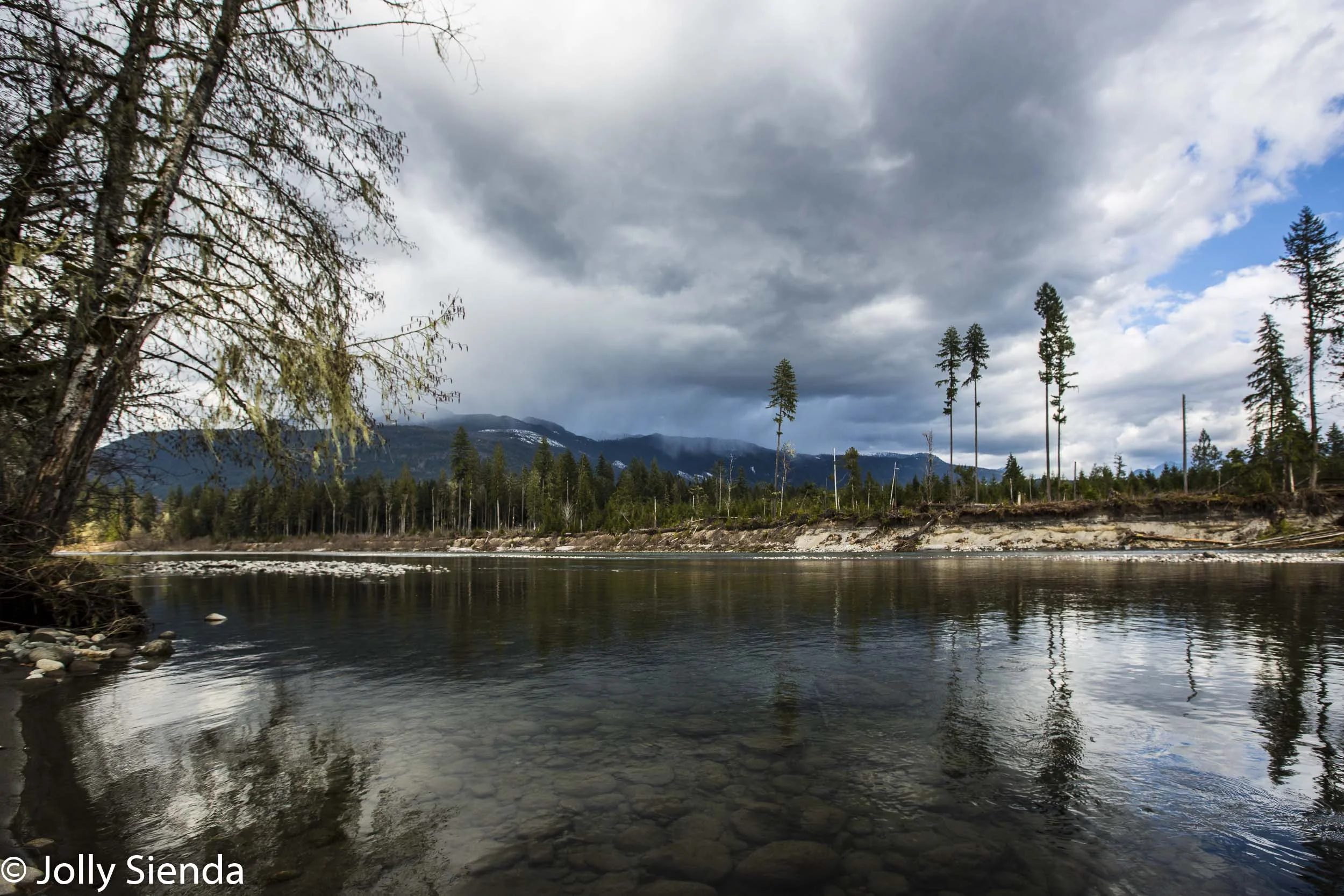 Sauk River and the Cascade Mountains