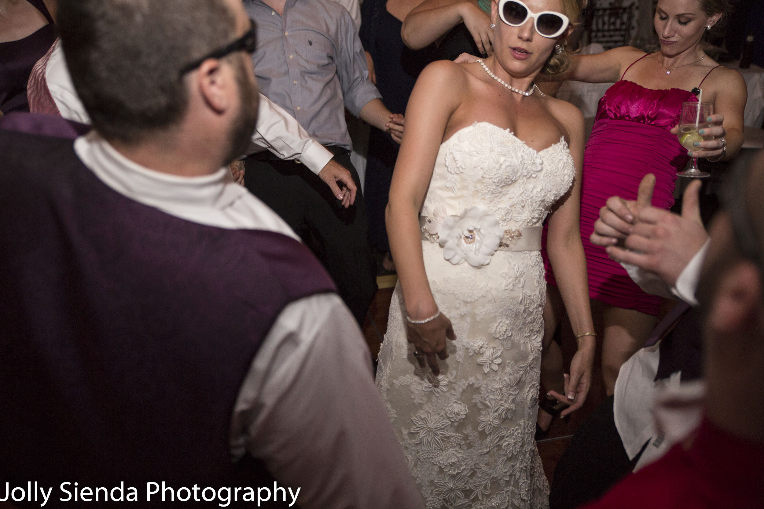 Wedding reception crazy portrait photography