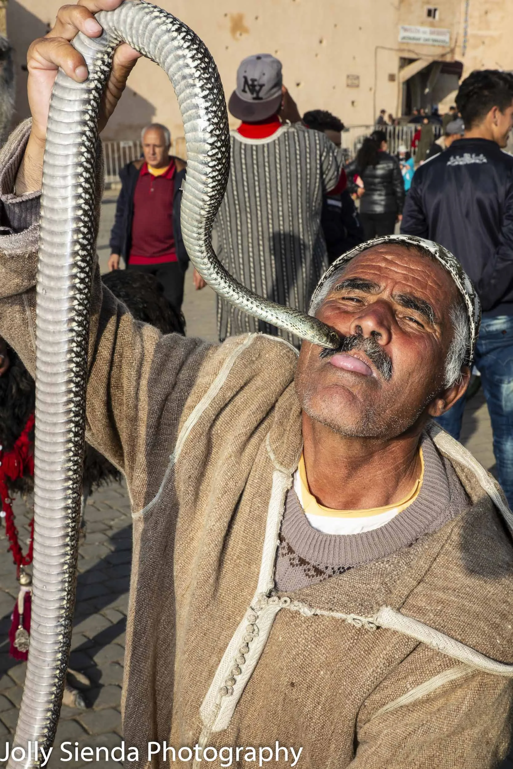 Moroccan snake charmer