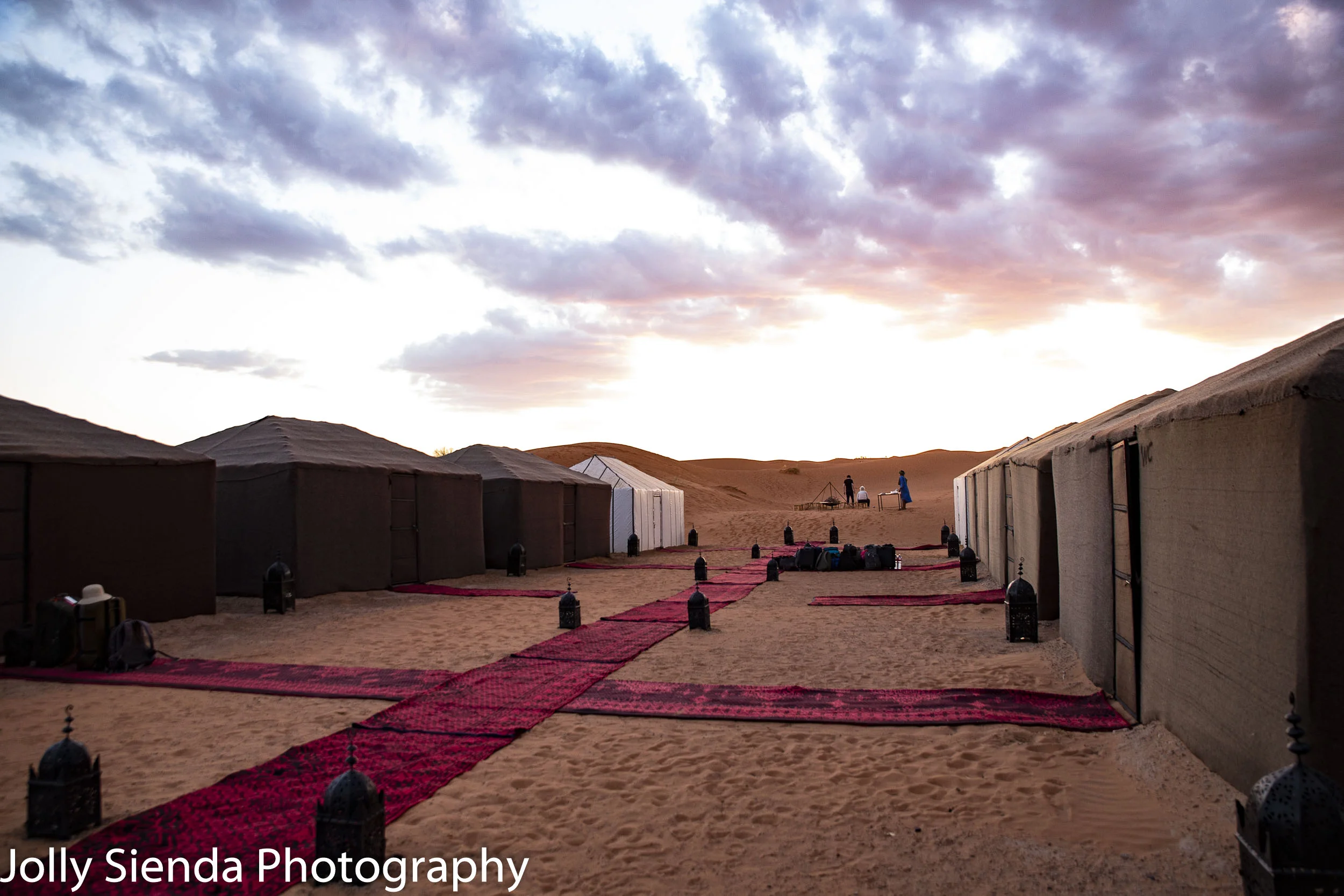 Luxury camp in the desert