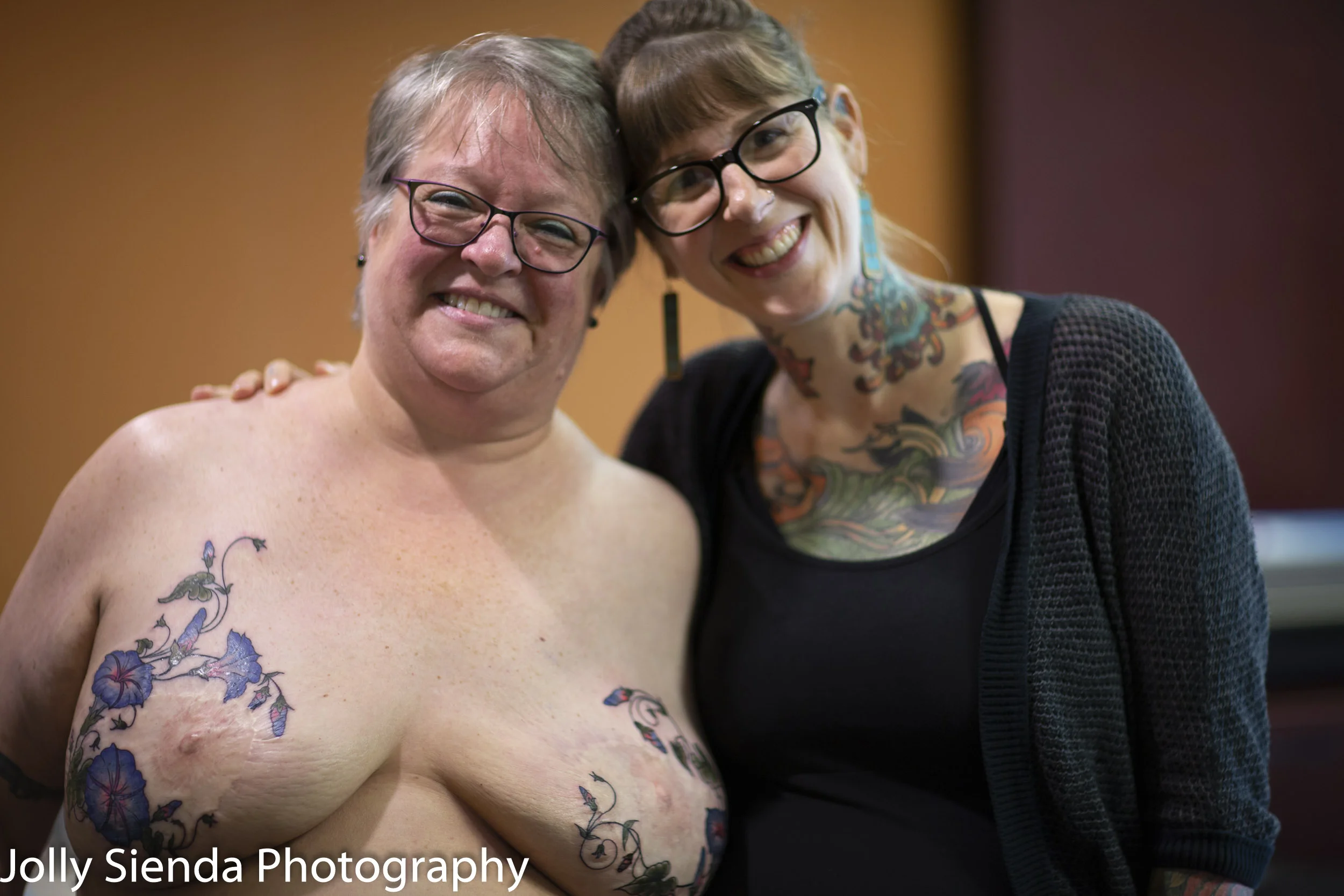 Breast Cancer Survivors get 
Mastectomy Tatoos
