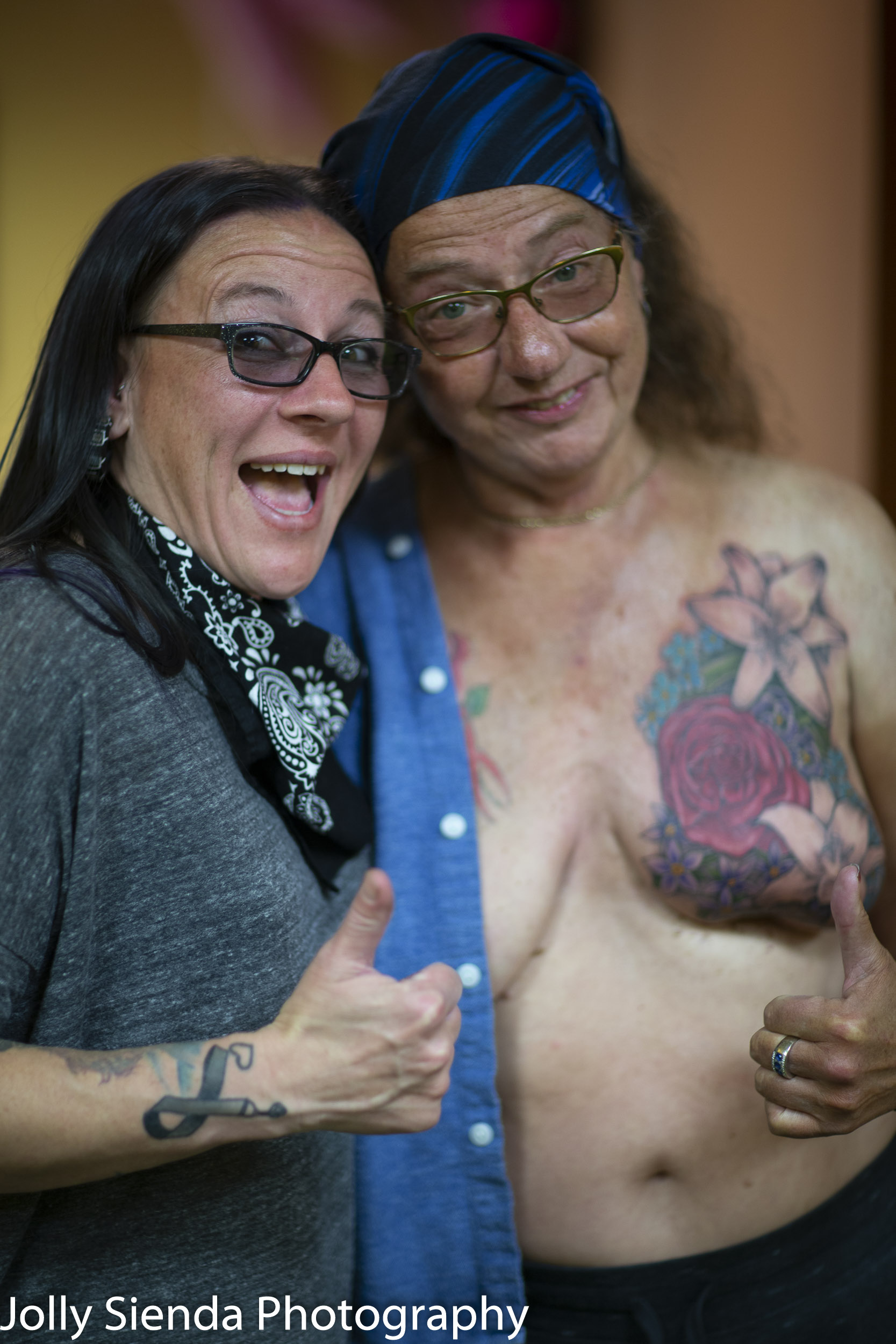 Breast Cancer Survivors get 
Mastectomy Tatoos
