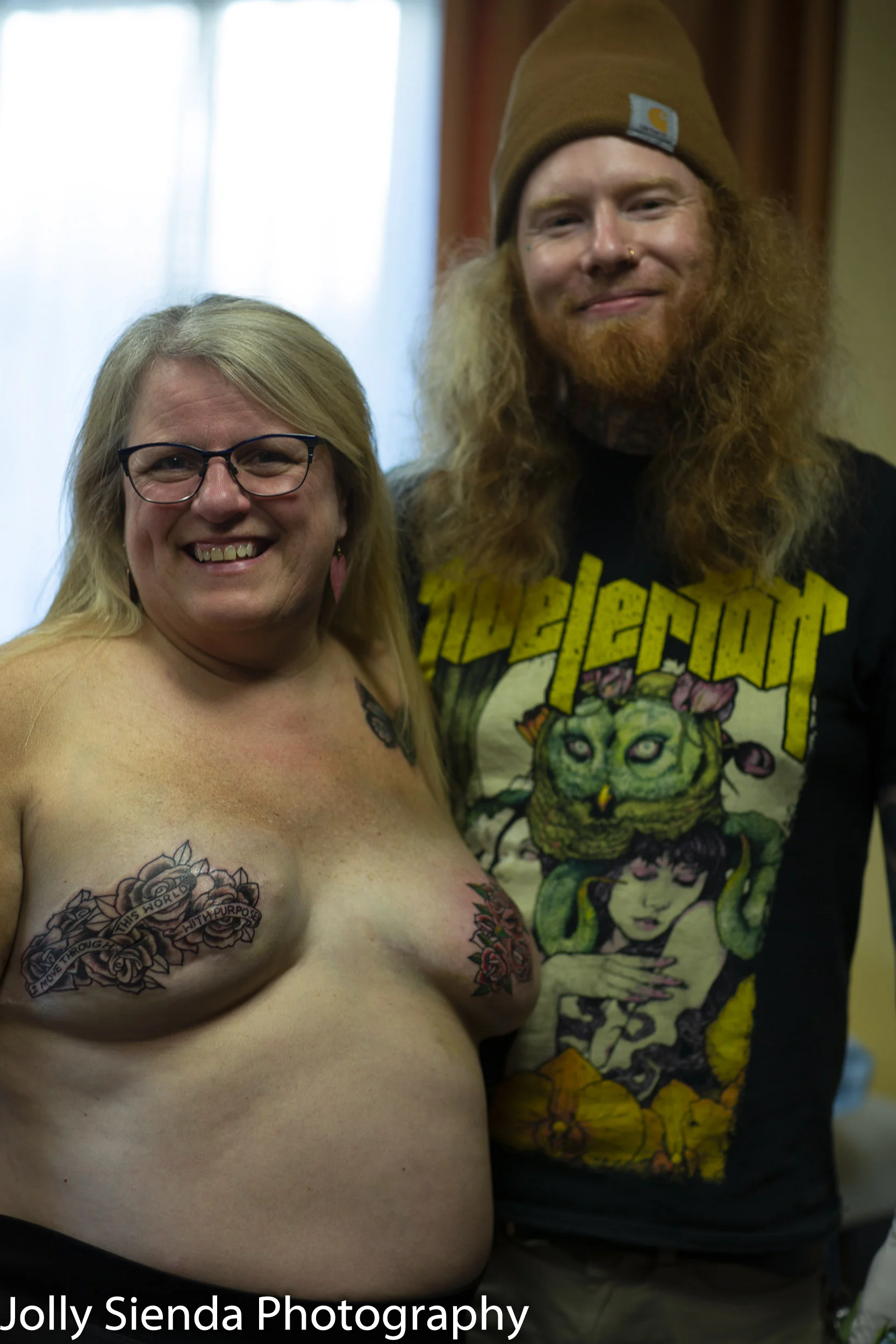 Breast Cancer Survivors get
Mastectomy Tatoos