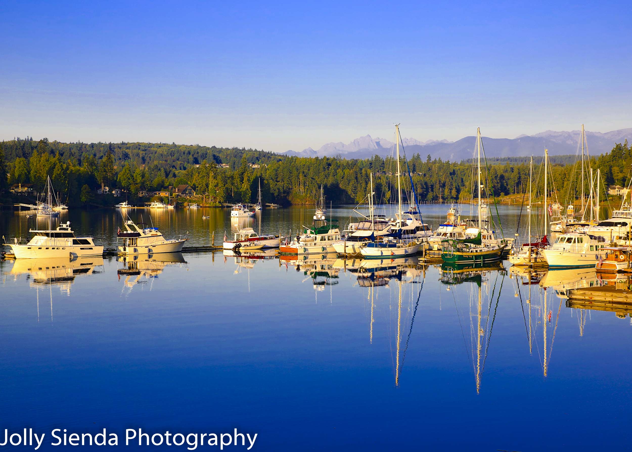 Port Ludlow Marina and an August Morning Sunrise