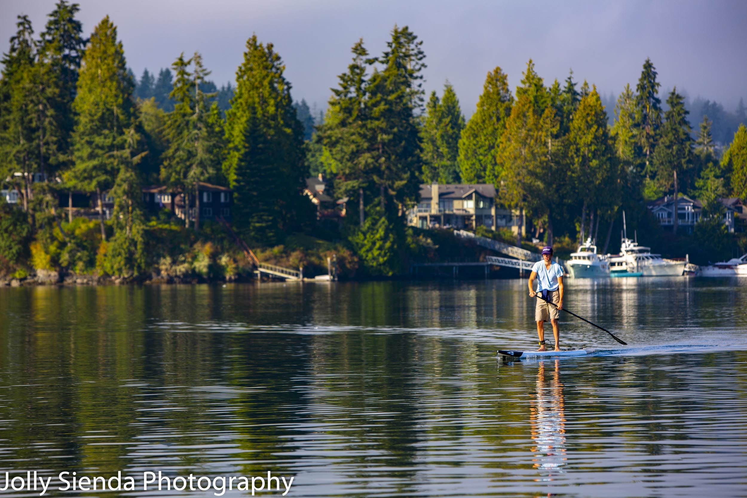 Paddle Boarder at Hood Canal