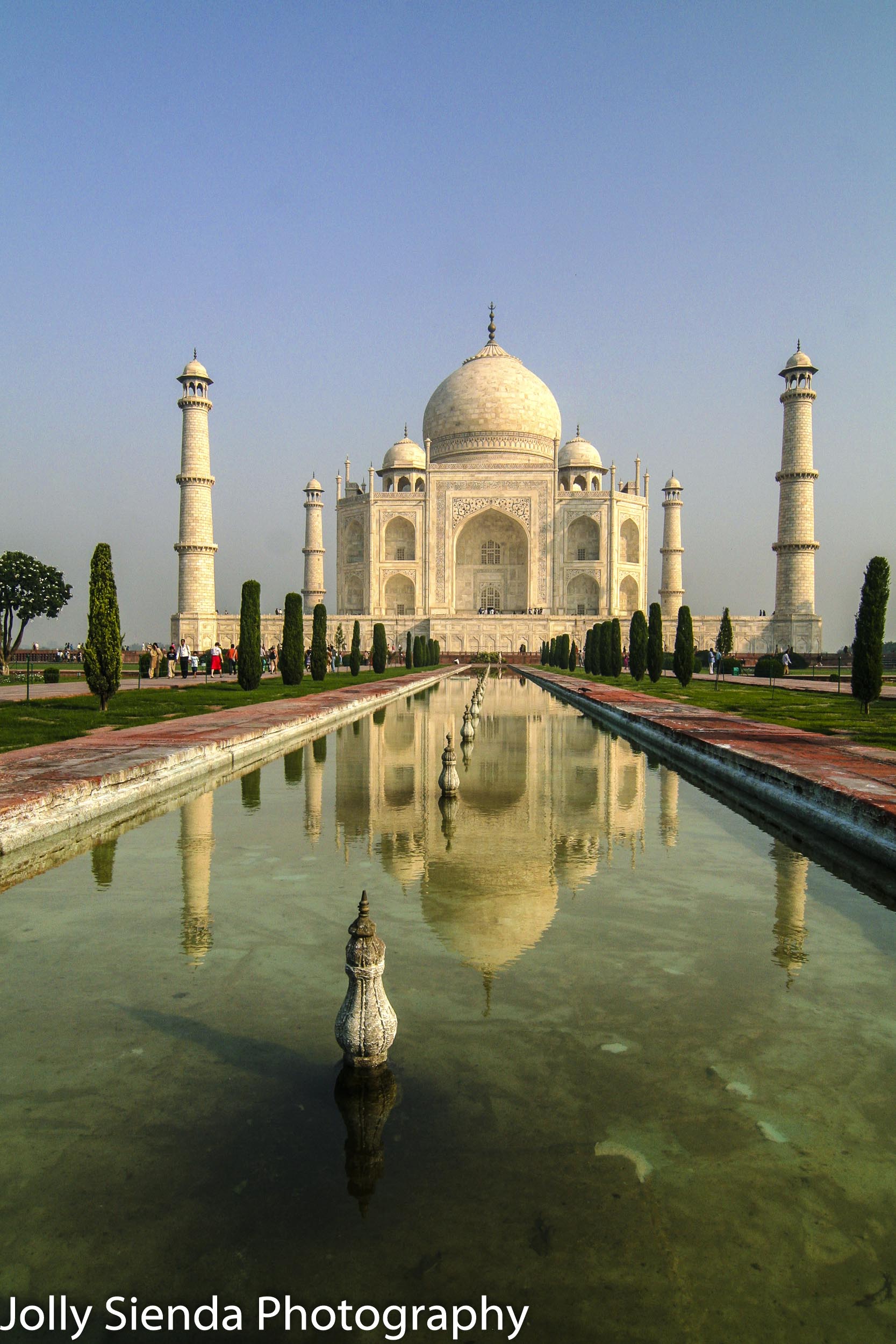 Taj Mahal and the reflecting pool