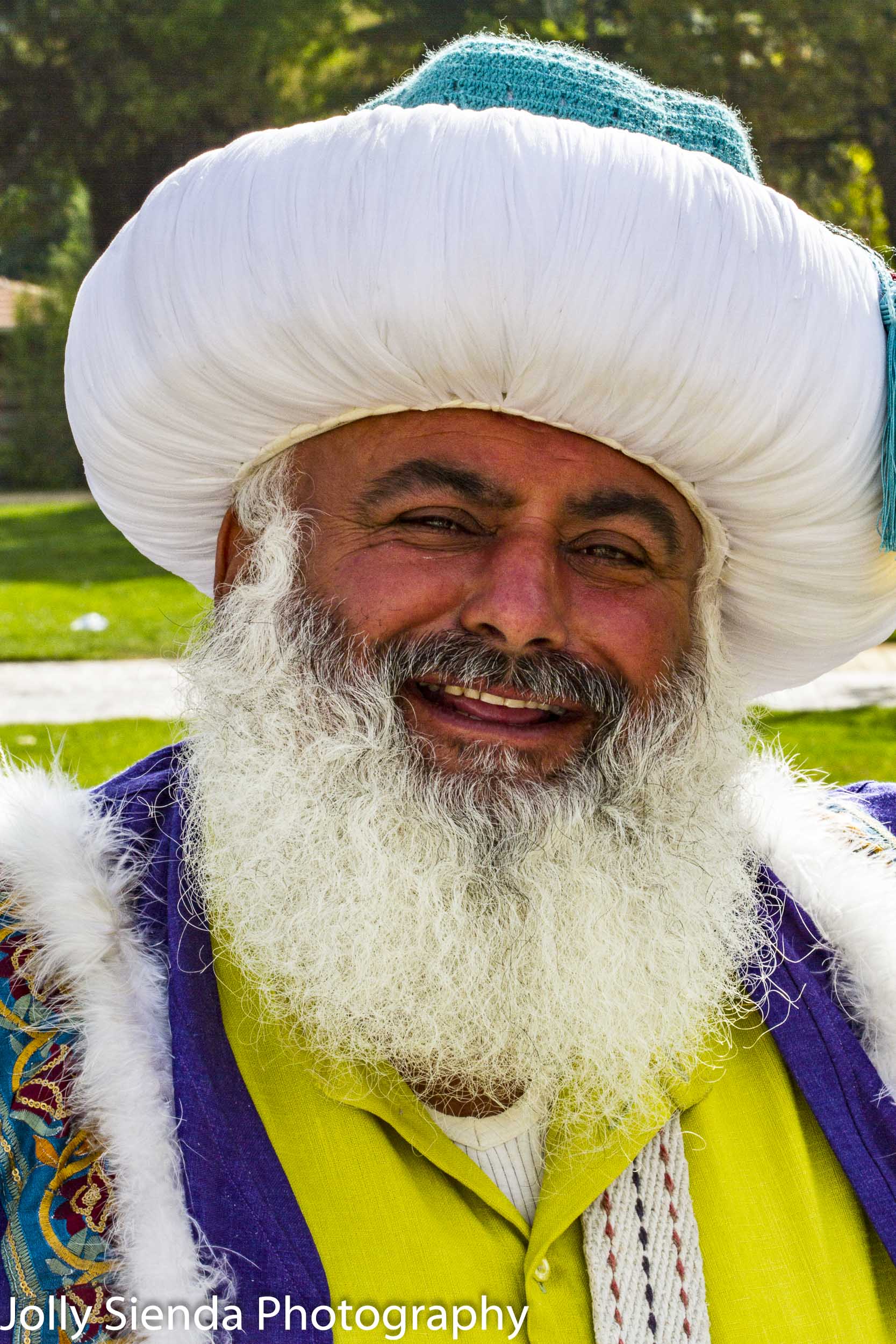 Portrait of a happy Turkish man