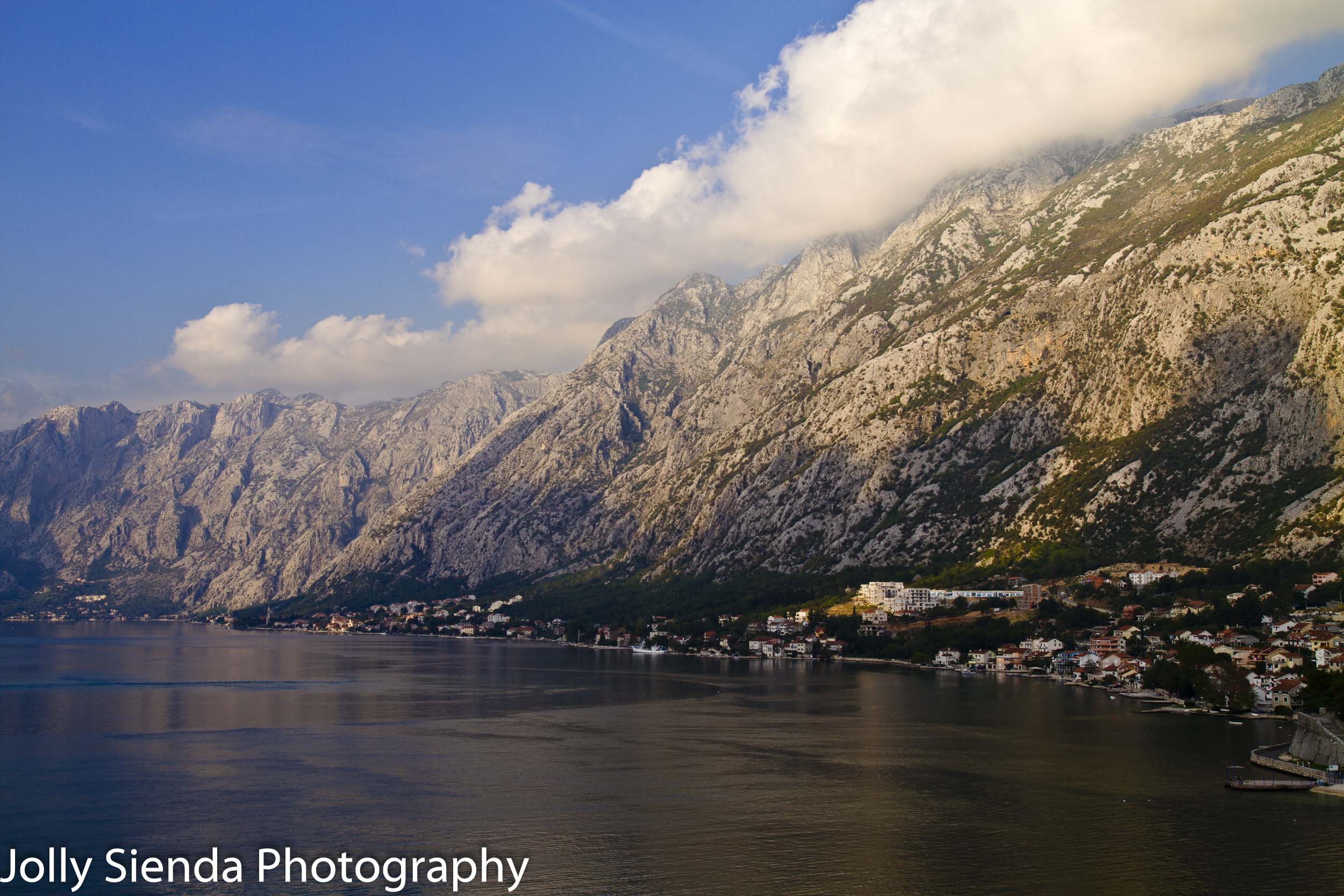 Montenegro mountainess coastline