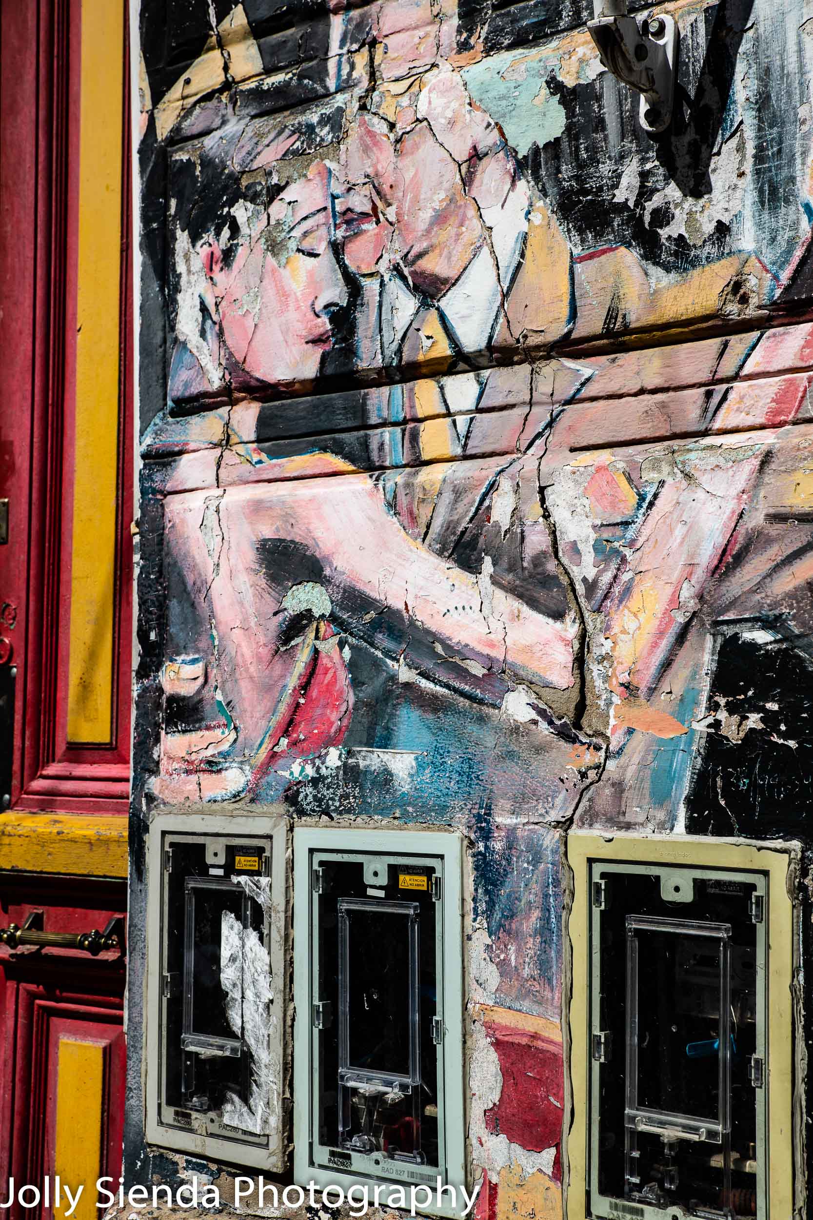 Tango, La Boca, graffiti wall