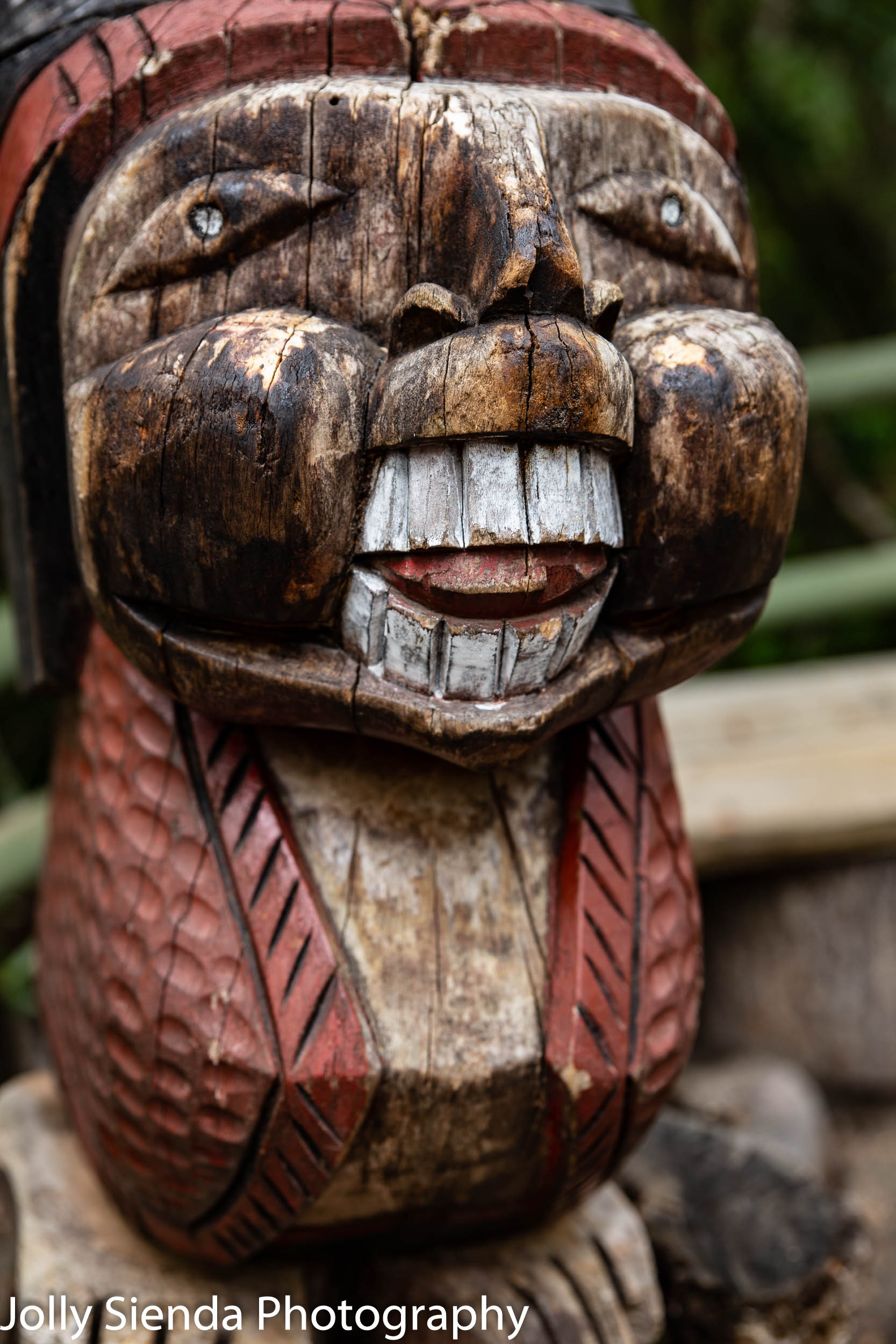 Chilean folk wood carving