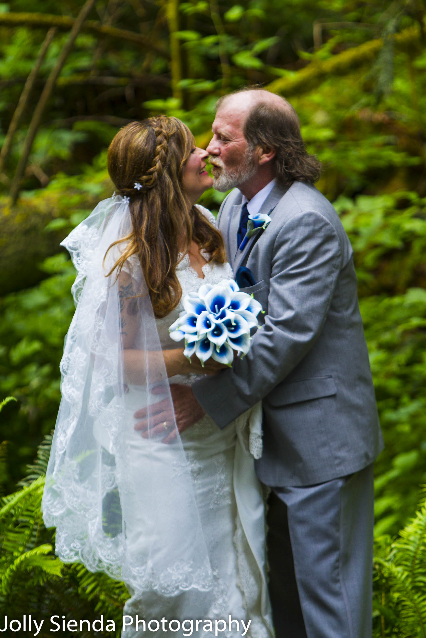 Beautiful bride and groom portrait wedding photography